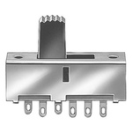 KNITTER-SWITCH PCB Slide Switch DPST On-On-On 300 mA @ 30 V dc Slide
