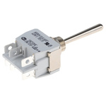 APEM Toggle Switch, Panel Mount, On-Off-On, DPDT, Solder Terminal