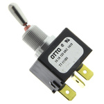Otto Toggle Switch, Panel Mount, On-On, SPDT, Tab Terminal