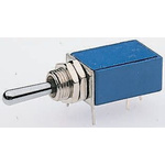 APEM Toggle Switch, PCB Mount, On-On, SPDT, Through Hole Terminal