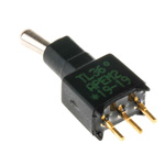 APEM Toggle Switch, PCB Mount, On-On, SPDT, Through Hole Terminal