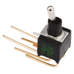 APEM Toggle Switch, PCB Mount, On-Off-On, SPDT, Through Hole Terminal