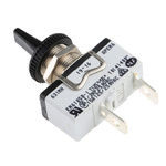 APEM Toggle Switch, Panel Mount, On-Off, SPST, Tab Terminal
