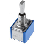 APEM Toggle Switch, Panel Mount, On-Off-On, 3PDT, Solder Terminal