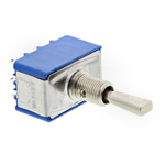 APEM Toggle Switch, Panel Mount, On-Off-On, 4PDT, Solder Terminal