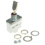 APEM Toggle Switch, Panel Mount, On-Off, SPST, Screw Terminal