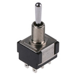 KNITTER-SWITCH Toggle Switch, Panel Mount, On-Off-On, DPDT, Solder Terminal