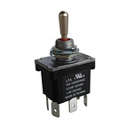 RS PRO Toggle Switch, PCB Mount, On-Off-On, DPDT, Solder Terminal