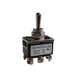 RS PRO Toggle Switch, PCB Mount, (On)-Off-(On), DPDT, Screw Terminal