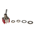 RS PRO Toggle Switch, Panel Mount, On-None-On, DPDT, Solder Lug Terminal