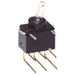 NKK Switches Toggle Switch, PCB Mount, On-On, SPDT, Through Hole Terminal