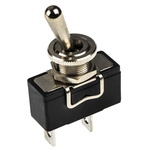 APEM Toggle Switch, Panel Mount, On-Off, SPST, Tab Terminal