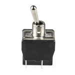 APEM Toggle Switch, Panel Mount, On-Off, DPST, Tab Terminal