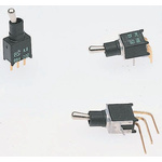 APEM Toggle Switch, PCB Mount, (On)-Off-(On), SPST, Through Hole Terminal, 20V ac/dc