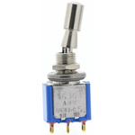 APEM Toggle Switch, Panel Mount, On-On, SPDT, Solder Lug Terminal, 30V dc