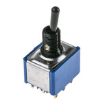 APEM Toggle Switch, Panel Mount, On-On, 3PDT, Solder Lug Terminal, 30V dc