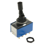 APEM Toggle Switch, Panel Mount, On-On, 4PDT, Solder Lug Terminal, 30V dc