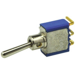 APEM Toggle Switch, PCB Mount, On-On, SPST, PC Terminal Terminal, 20V ac/dc