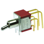 TE Connectivity Toggle Switch, PCB Mount, On-Off-On, SPDT, Through Hole Terminal, 20V