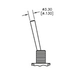 TE Connectivity Toggle Switch, Panel Mount, On-On, SPDT, Solder Terminal