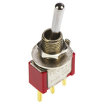 TE Connectivity Toggle Switch, PCB Mount, On-On, SPDT, Through Hole Terminal, 20V
