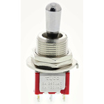 TE Connectivity Toggle Switch, Panel Mount, On-On-On, DPDT, Solder Terminal, 120 ac/dc, 28V ac/dc