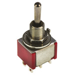 TE Connectivity Toggle Switch, Panel Mount, On-On-(On), DP3T, Solder Terminal, 120 ac/dc, 28V ac/dc