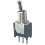 TE Connectivity Toggle Switch, PCB Mount, On-On, SPDT, Through Hole Terminal