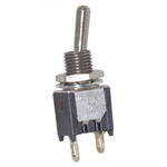 TE Connectivity Toggle Switch, Panel Mount, On-Off, SPST, Solder Terminal, 120V ac/dc