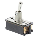 TE Connectivity Toggle Switch, Panel Mount, On-Off-On, DPST, Screw Terminal