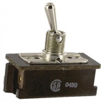 TE Connectivity Toggle Switch, Panel Mount, On-Off-On, DPST, Screw Terminal, 125V