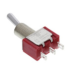 TE Connectivity Toggle Switch, Panel Mount, On-On, SPDT, Solder Terminal