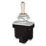 Honeywell Toggle Switch, Panel Mount, On-Off-On, SPDT, Screw Terminal, 250 V ac, 277 V ac