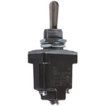 Honeywell Toggle Switch, Panel Mount, (On)-Off-(On), SPDT, Screw Terminal