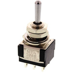 KNITTER-SWITCH Toggle Switch, Panel Mount, On-On-On, DPDT, Solder Terminal