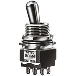 KNITTER-SWITCH Toggle Switch, Panel Mount, On-On-On, DPDT, Solder Terminal