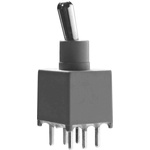 KNITTER-SWITCH Toggle Switch, PCB Mount, On-On, DPDT, Through Hole Terminal