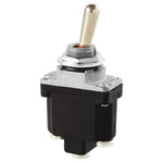 Honeywell Toggle Switch, Panel Mount, On-Off, SPST, Screw Terminal