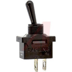 Carling Technologies Toggle Switch, Panel Mount, On-Off, SPST, Solder Lug Terminal, 250V ac
