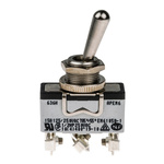 APEM Toggle Switch, Panel Mount, On-On, SPDT, Screw Terminal, 400V ac