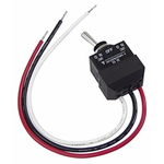 NKK Switches Toggle Switch, Panel Mount, (On)-Off-(On), SPDT, Solder Terminal, 30 V dc, 250V ac