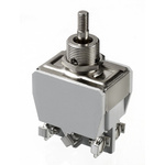 APEM Toggle Switch, Panel Mount, (On)-Off-(On), DPDT, Screw Terminal, 250V ac