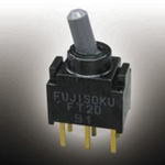 Nidec Components Toggle Switch, PCB Mount, On-On, SPDT, Through Hole Terminal, 28V dc