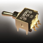 Nidec Components Toggle Switch, PCB Mount, On-On, SPDT, Gull Wing Terminal, 48V ac/dc
