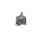 NKK Switches Toggle Switch, Surface Mount Mount, On-Off-On, SPDT, Gull Wing Terminal, 28V ac/dc