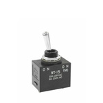 NKK Switches Toggle Switch, Panel Mount, On-(On), SPDT, Solder Terminal, 250V ac