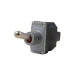Honeywell Toggle Switch, Panel Mount, On-(Off), SPST, Screw Terminal, 250 V dc, 277V ac