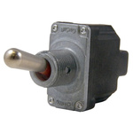 Honeywell Toggle Switch, Bushing Mount, On-Off-(On), SPDT, Screw Terminal