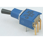 APEM Toggle Switch, PCB Mount, On-On, SPST, Through Hole Terminal