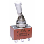 NKK Switches Toggle Switch, Panel Mount, On-Off-(On), DPDT, Solder Terminal